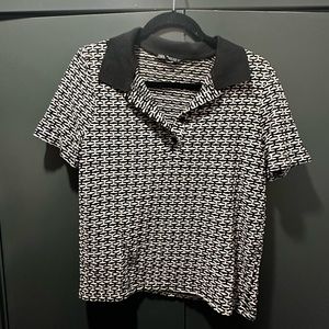 Zara Jacquard Collared Shirt